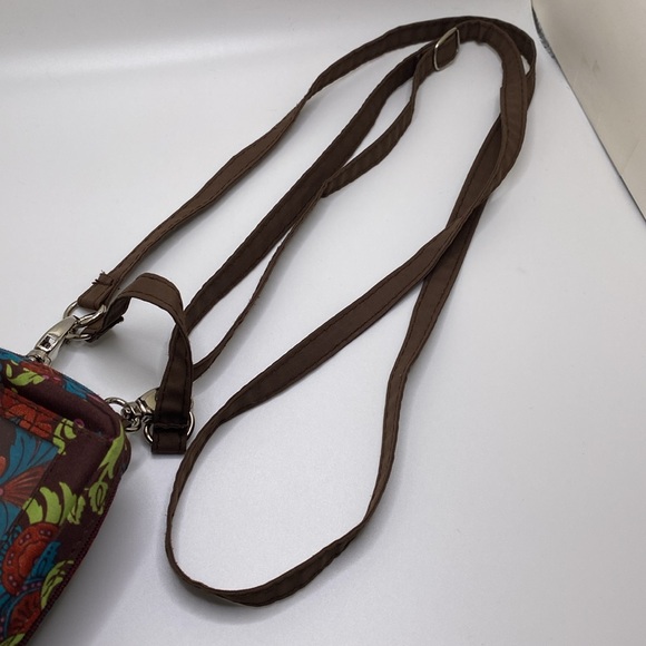 Debra Valencia | Floral ID Wallet Coin Purse Adjustable Crossbody Strap Travel - Picture 14 of 14